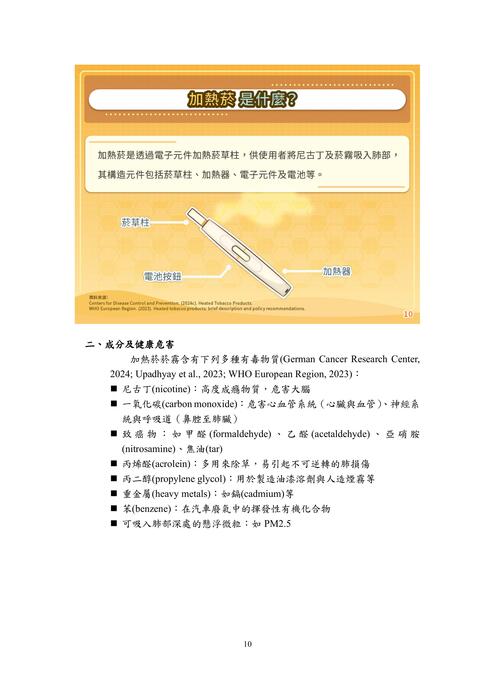 教育部編製「你知道嗎？電子煙及加熱菸的真相絢麗包裝下的迷幻陷阱」懶人包圖片
